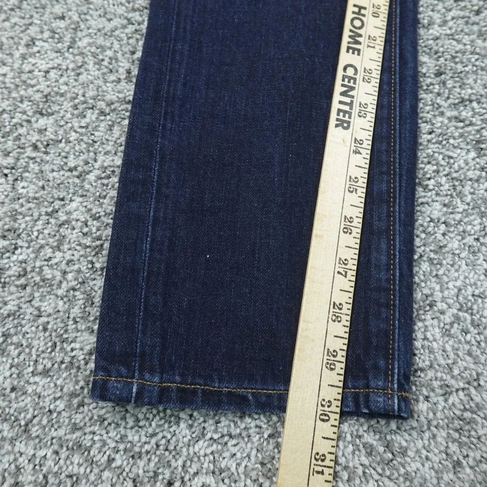 J Crew  Jeans Mens 31X30 Dark Blue Denim Pants Slim Straight Stretch Flex Preppy